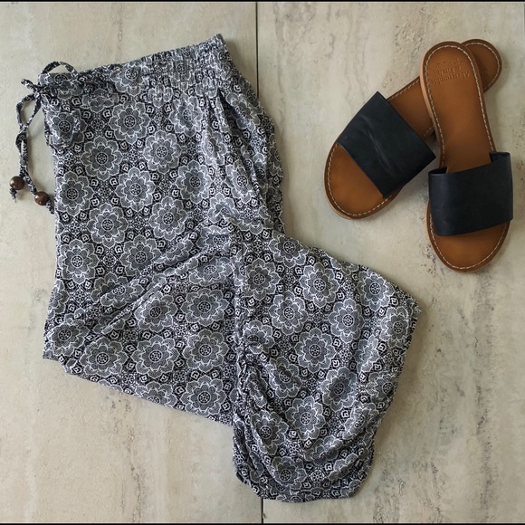 Zac & Rachel Pants - 🌿Zac & Rachel Black & White Lightweight Joggers